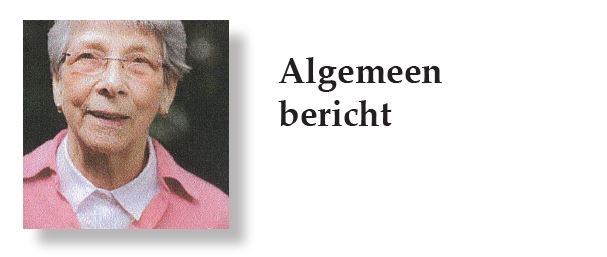algemene mededeling